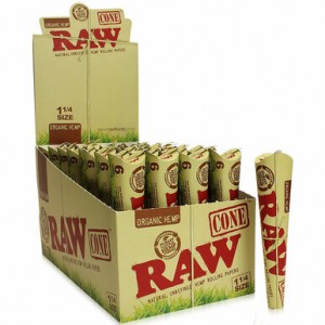 RAW Organic Pre-roll Cone - (Display of 32)