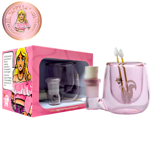 Preppy La' Peui - ISO Glass Dab Station - Pink