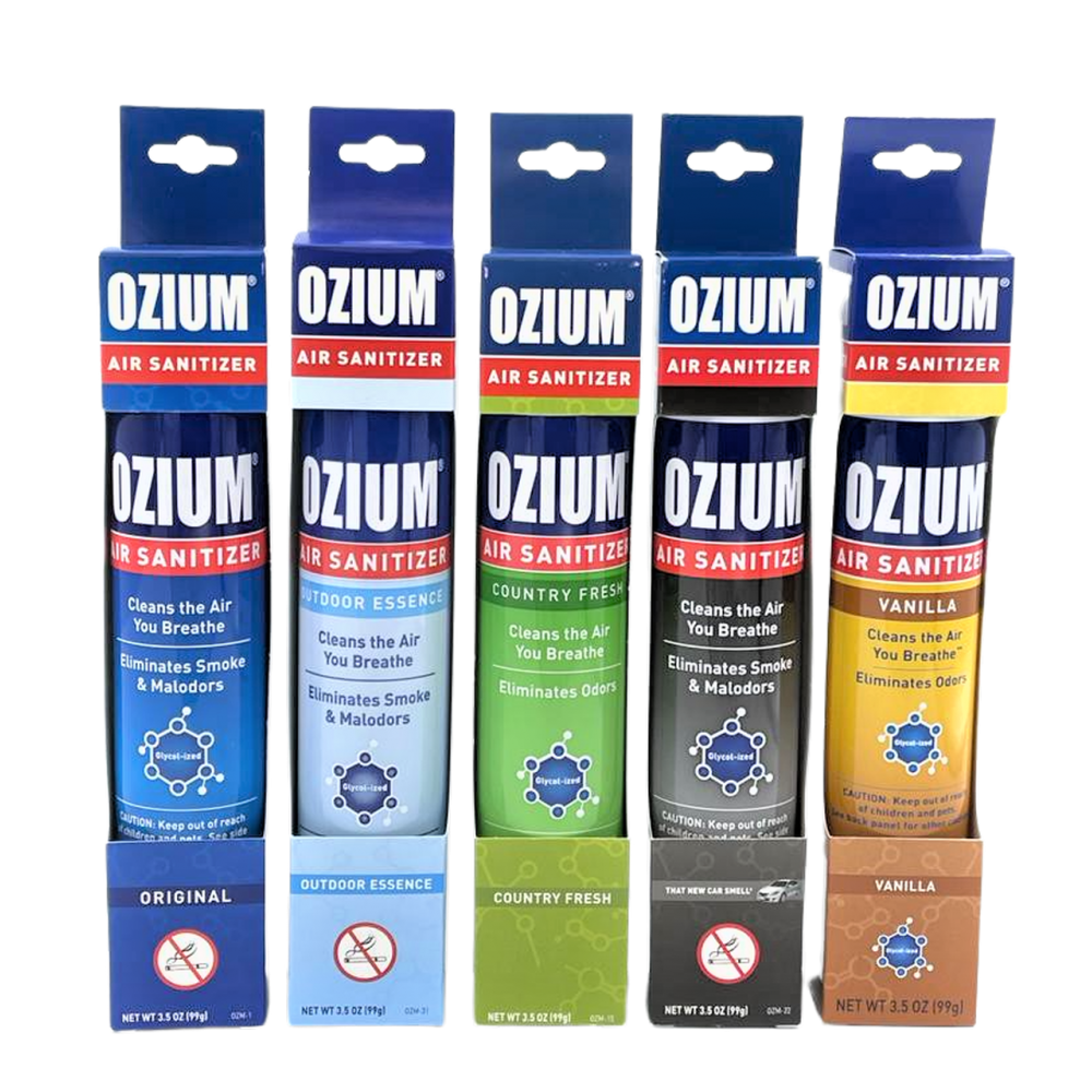 Ozium Air Sanitizer, Carbon Black - 3.5 oz