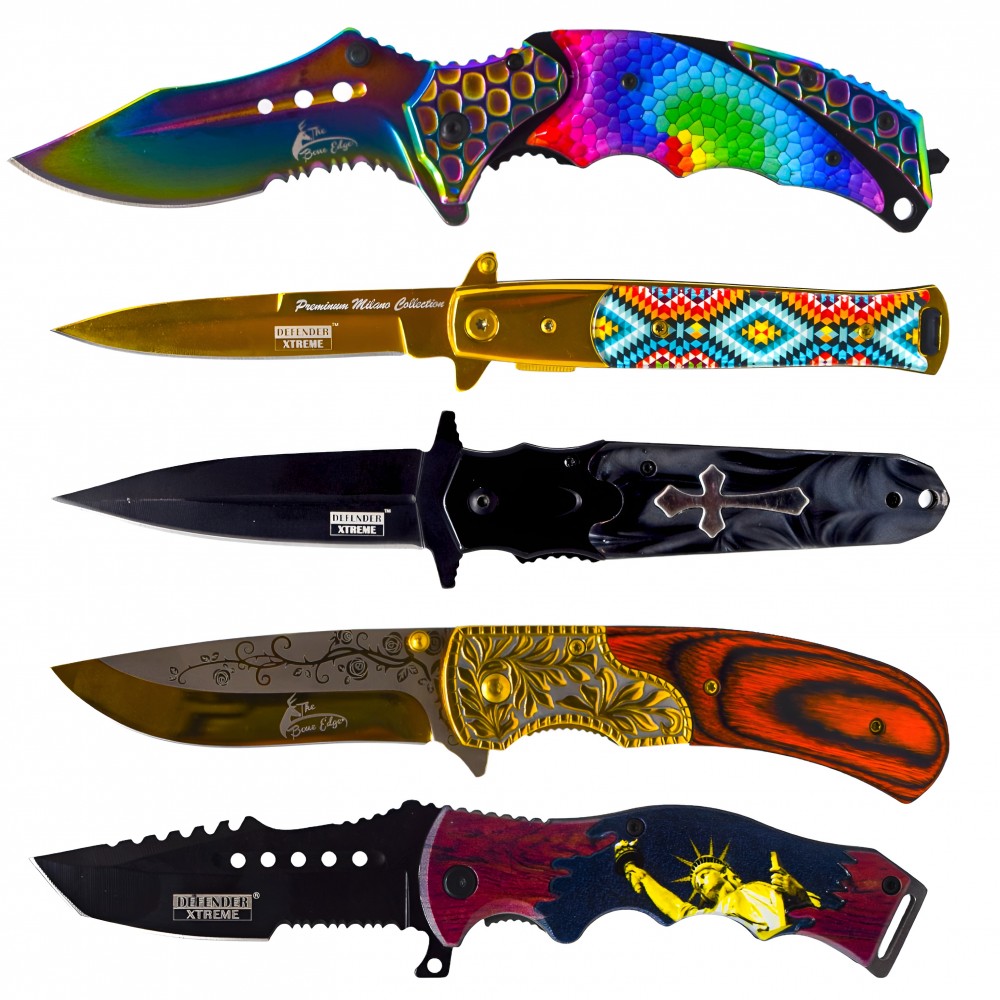 Premium Tactical Folding Knives (Assorted Designs)