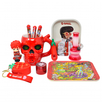 Premium Red Smoking Gift Bundle - Limited Edition Holiday Bundle