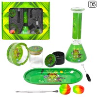 8" Ultimate Beaker Bong Complete Smoking Accessory Kit