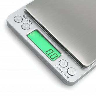 Truweigh Element DIY E-liquid scale-3000g x 0.01g-Silver