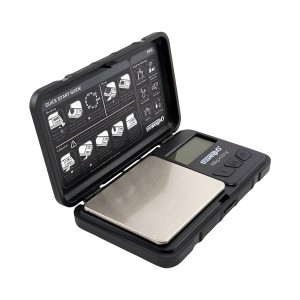 Truweigh Robust Digital Mini Scale - 500g x 0.01g - Black/ Black 