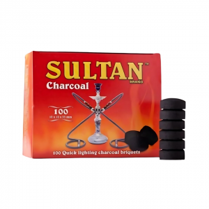 Sultan Quick Lighting Charcoal - 100ct Display