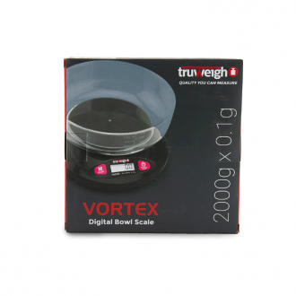 Truweigh Vortex Digital Bowl Scale - 2000g X 0.1g - Black 