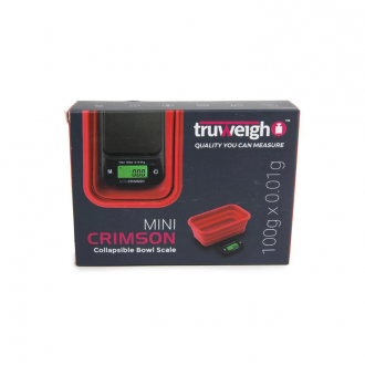 Truweigh Mini Crimson Collapsible Bowl Scale - 100g X 0.01g 