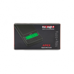 Truweigh APEX Digital Mini Scale - 100g x 0.01g - Black Portable Scale