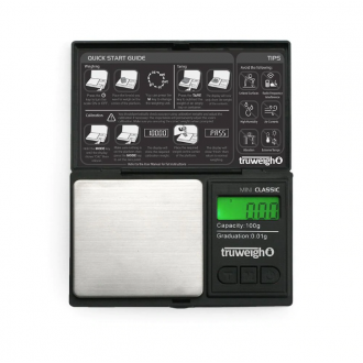 Truweigh Mini Classic Scale - 100g x 0.01g - Black 