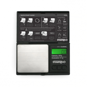 Truweigh Mini Classic Scale - 600g x 0.1g - Black 