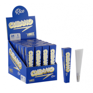 Vibes Cones Rice (BLUE) Cubano (Pack of 1) -  (Display of 24)