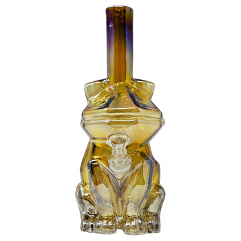 11" Cyber Frog Soft Glass Water Pipe - GOG [E1129G]