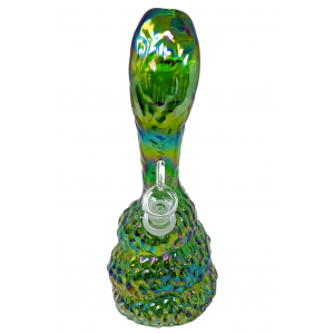 10" King Cobra Snake Soft Glass Water Pipe - GOG [E2301G]