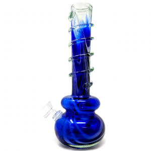 12" Pinched RoundB Twist Grip Soft Glass- Glass On Glass [JHSGG0022]