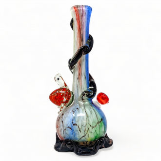 High Point Glass - 14" Meandering Surface Shell Master Piece Turtle Art Water Pipe - [MAHE-1425]