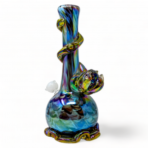 High Point Glass - 14" Ripple Surface PalmoSphere Creeper Water Pipe - [MAHE-1426]