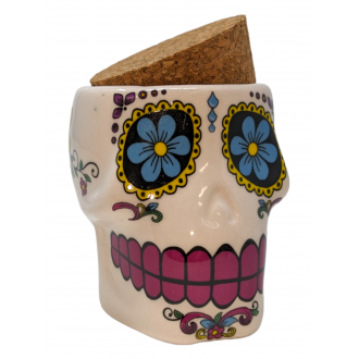 Day of the Dead Ceramic Jar [MYC050V-01AW]