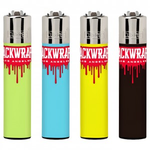 Clipper Lighters - Packwraps Drip Lighters - 48ct Display