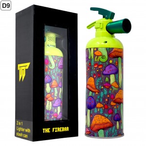 Firebar 2-in-1 Fire Extinguisher Design Lighter w/ Stash Can