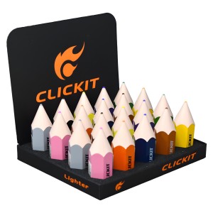 CLICKIT Crayon Torch Lighters (20CT Display)