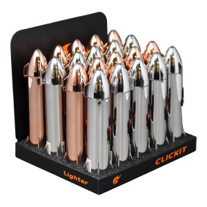 CLICKIT Rocket Shaped Torch Lighters (20CT Display)