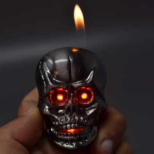 CLICKIT Skull Flame w/ Light & Sound (16CT Display)