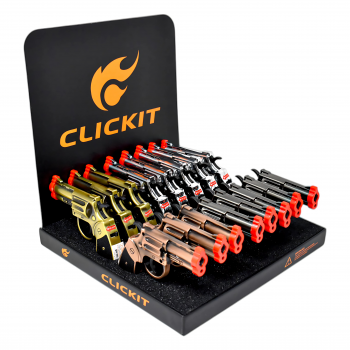 CLICKIT Torch & Flame 2 In 1 Pistol - 16ct Display