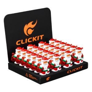 CLICKIT Santa Claus Torch Lighters (24CT Display)