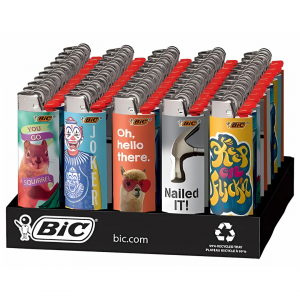 Bic Lighters - Favorites Design - 50ct Display [BICFAVS50CT]