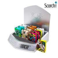 Scorch Torch - 2.5" Slim Torch Embossed Design Assorted - 12Ct Display