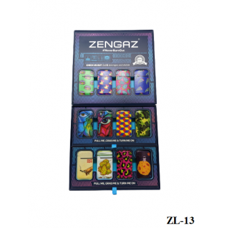 Zengaz Refillable Jet Flame Lighters - 48ct Display