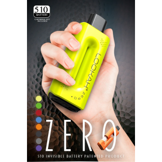 Lookah Zero 510 Thread Invisible Cartridge Pre Heat Vape Battery - 6ct Display