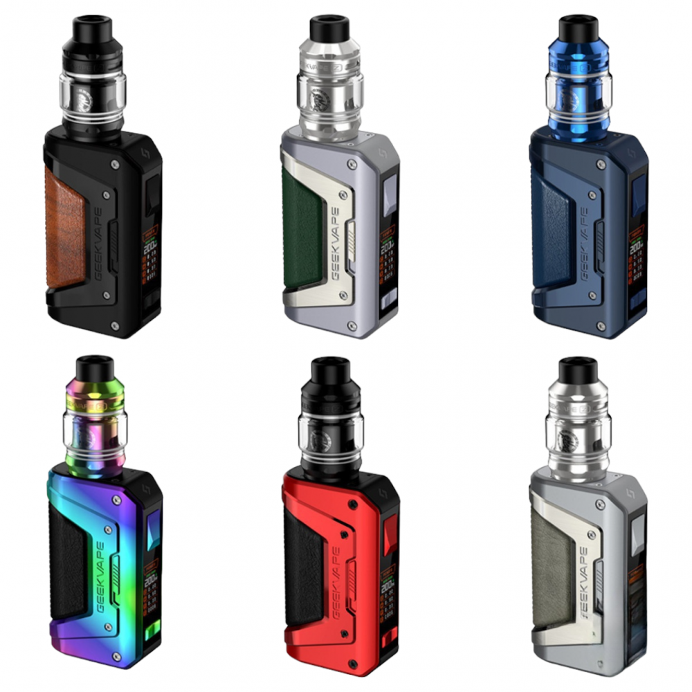 Geek Vape Aegis Legend 2/ L200 200W 18650 Starter Kit w/ 5.5 Z Tank ...