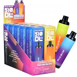 Pulsar 510 DL 3.0 Thermo Twist VV Vape pen 650mAh - Assorted Colors - 10ct Display