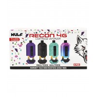 Wulf Mods Recon 4g Dual Cartridge Vaporizer - Assorted Colors - 9pk Display