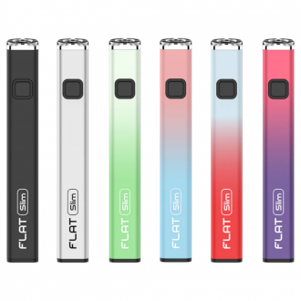 Yocan - Flat Slim 350mAh Carto Battery - Mix Colors - 20ct Display 