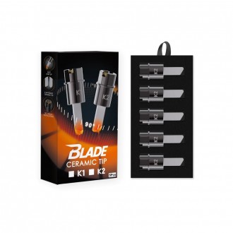 Yocan - Blade Replacement Ceramic Tip - K2 Ceramic Tip - Pack of 5