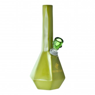 10" High Point Glass Diamond Beaker Ceramic Water Pipe