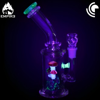 Empire Glassworks - Cosmic Mushrooms Mini Rig [2412K]*