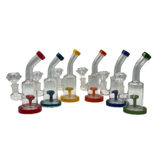 6" Dot Art Perc Water Pipe  [AKD25]