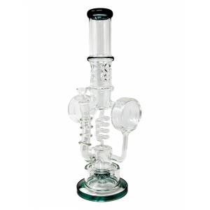 16" Double Drum Recycler Water Pipe [ABC11]