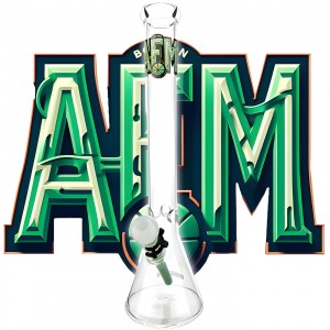 18" AFM Basketball 5mm Beaker Bong Bundle