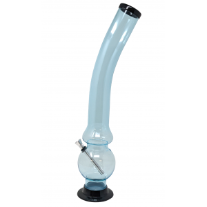 18" Acrylic Bubble Shape Long Neck Water Pipe Assorted Colors - [AJM05]