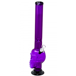 18" Acrylic Skull GOG Water Pipe - [AJM12]