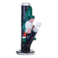 Clover Glass - 9" The Gnome Wizard Water Pipe - Glow in the Dark