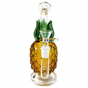 On Point Glass - 8" Tropical Delight Pineapple Water Pipe - [BT3508]