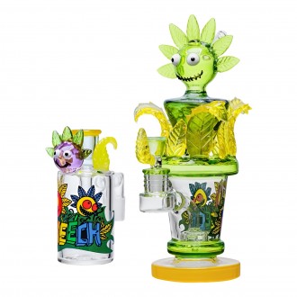 Cheech - 11.5" Get Your Daily Vitamin D With Matching Ash Catcher Water Pipe