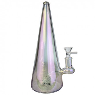 9" ElectroP Cone Showerhead Perc BangerH Waterpipe 14F [CZS-JA249]