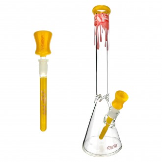 18" AFM Drippy Clear 9mm Glass Beaker Bundle Set*