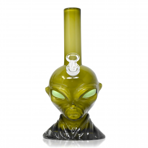 10" Color Alien Soft Glass - Glass On Glass